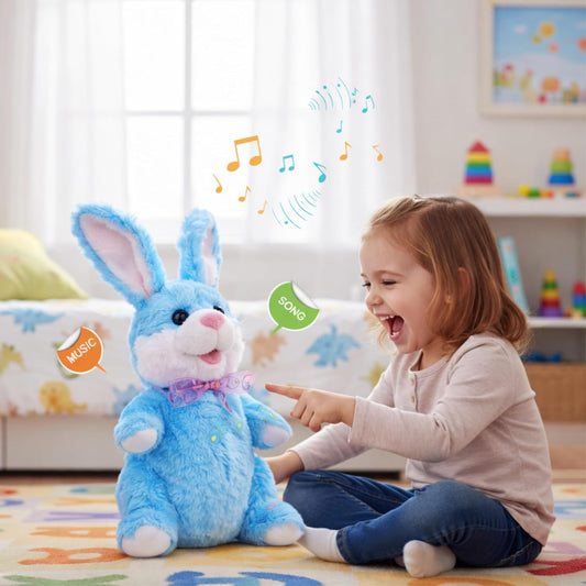 Interactive Walking & Talking Rabbit Plush Toy for Kids