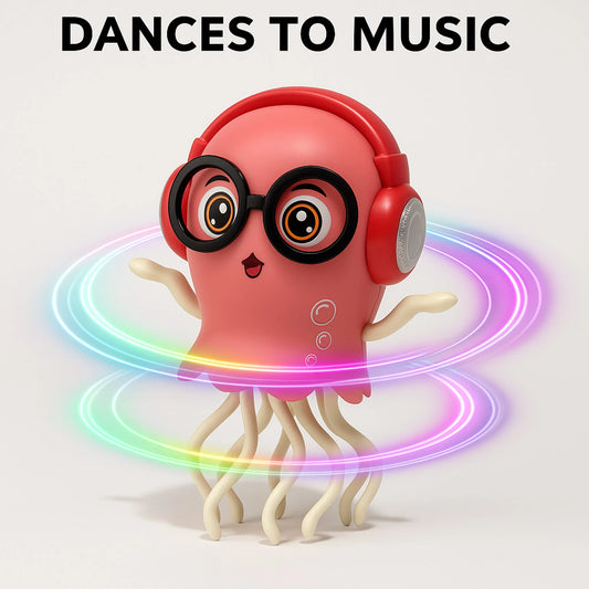 Dancing Jellyfish Toy for Kids with Music & LED Lights