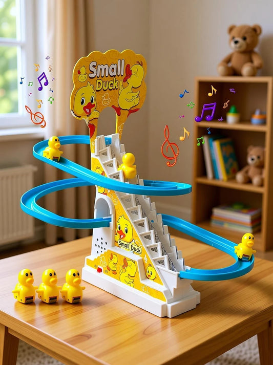 Small Duck Escalator Toy with Music & Lights
