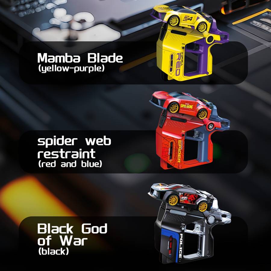 3-in-1 Infrared Battle RC Car Toy with Dual Remote & Shooter Gun