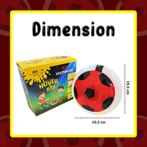 Rechargeable Hover Soccer Ball for Kids with LED Lights