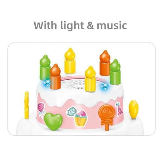 Bubble Cake Toy for Kids with Lights & Music