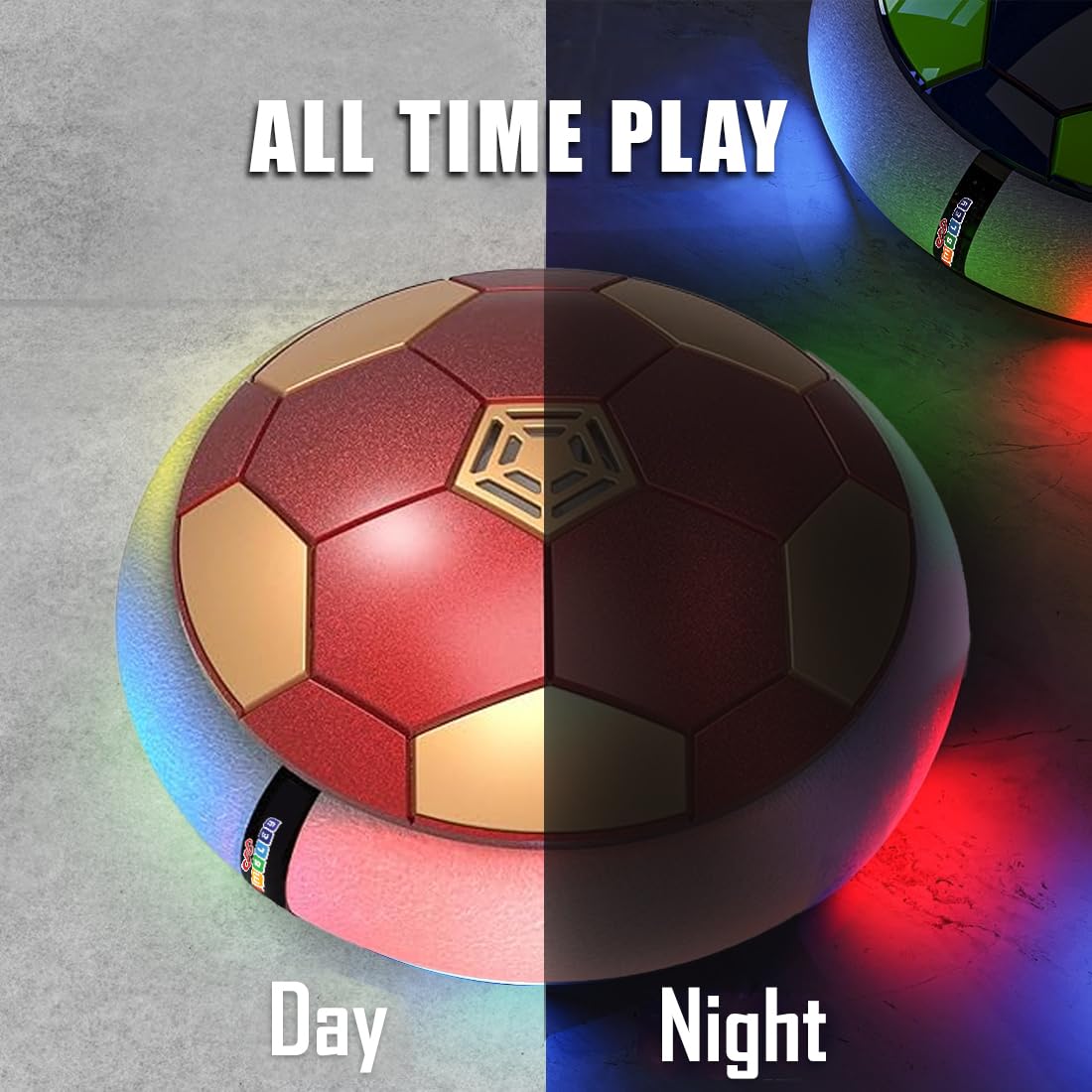 Rechargeable Hover Soccer Ball for Kids with LED Lights