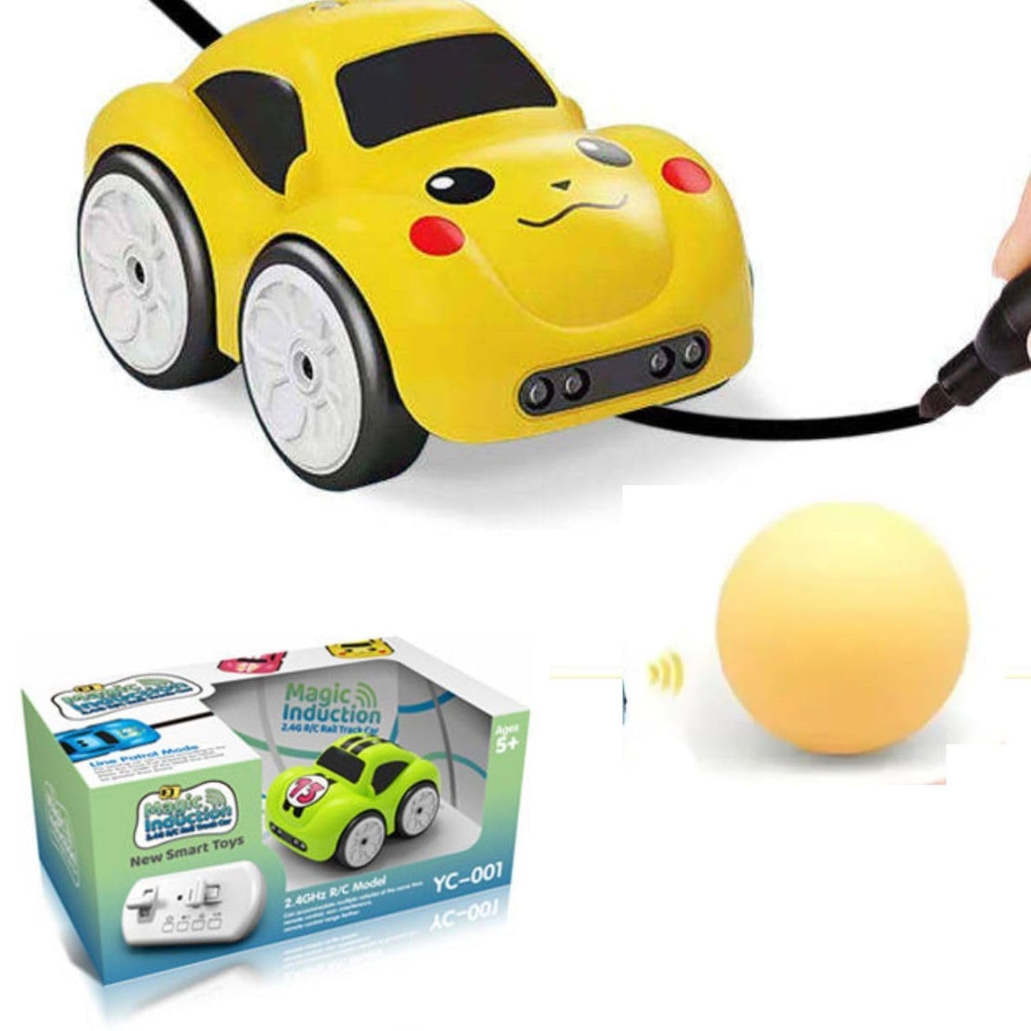 Magic Induction 2.4GHz RC Smart Car for Kid
