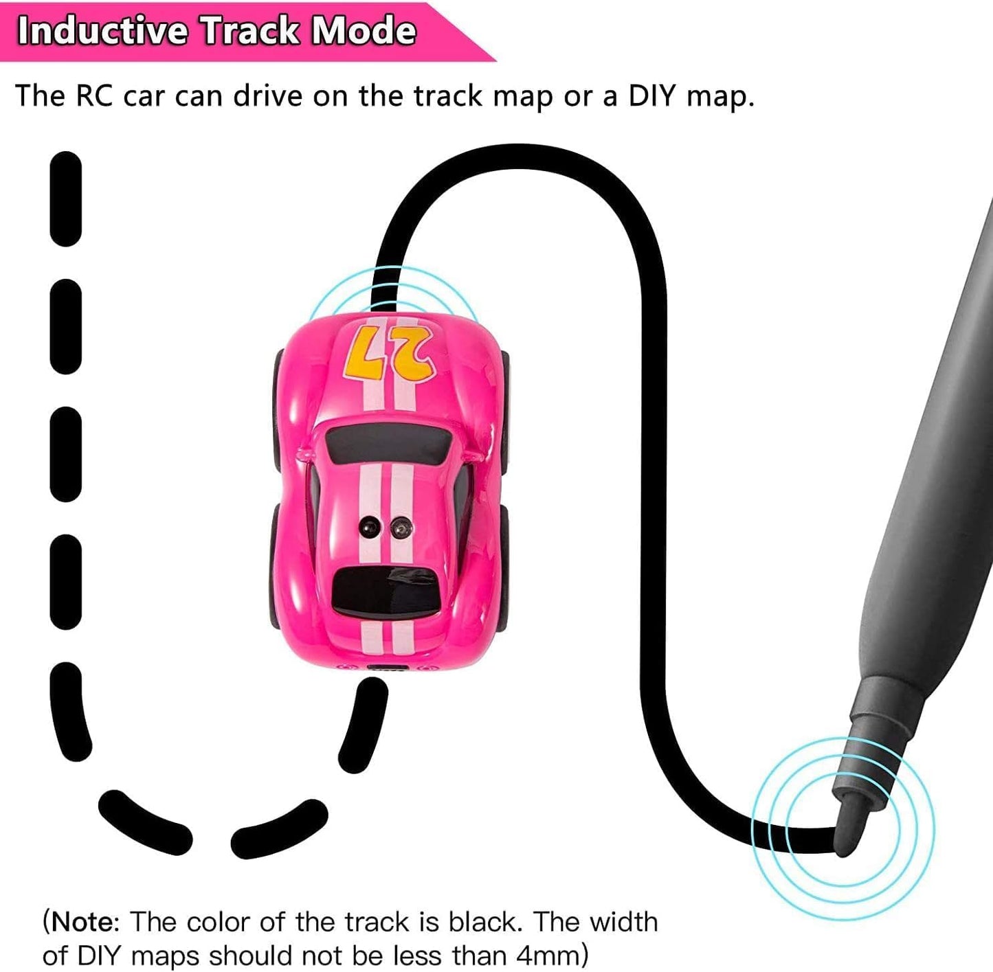 Magic Induction 2.4GHz RC Smart Car for Kid