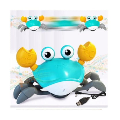 Crazy Crawling Crab Toy for Kids with Music & LED Lights