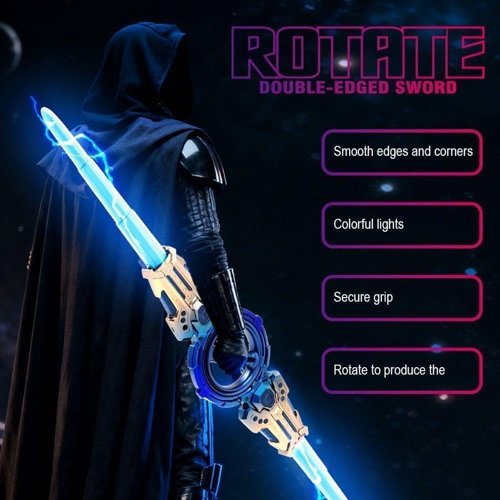 Fire Spiral Double-Edged LED Lightsaber Toy