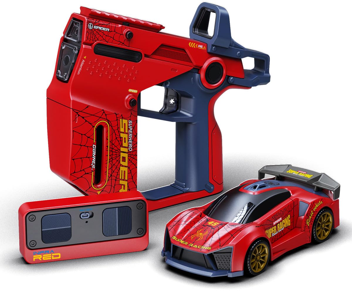 3-in-1 Infrared Battle RC Car Toy with Dual Remote & Shooter Gun