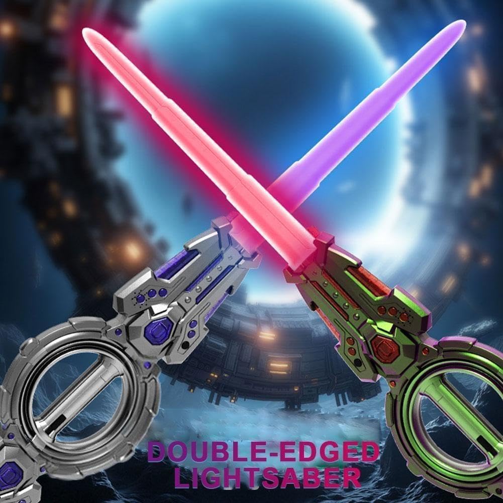 Fire Spiral Double-Edged LED Lightsaber Toy