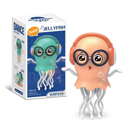 Dancing Jellyfish Toy for Kids with Music & LED Lights