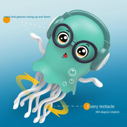 Dancing Jellyfish Toy for Kids with Music & LED Lights
