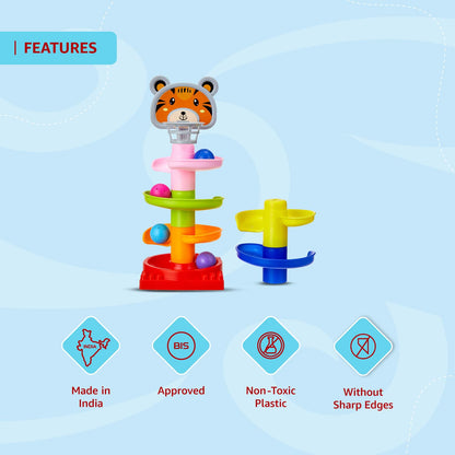 Roll Ball Tower Toddler Toy