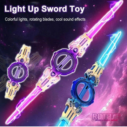 Fire Spiral Double-Edged LED Lightsaber Toy