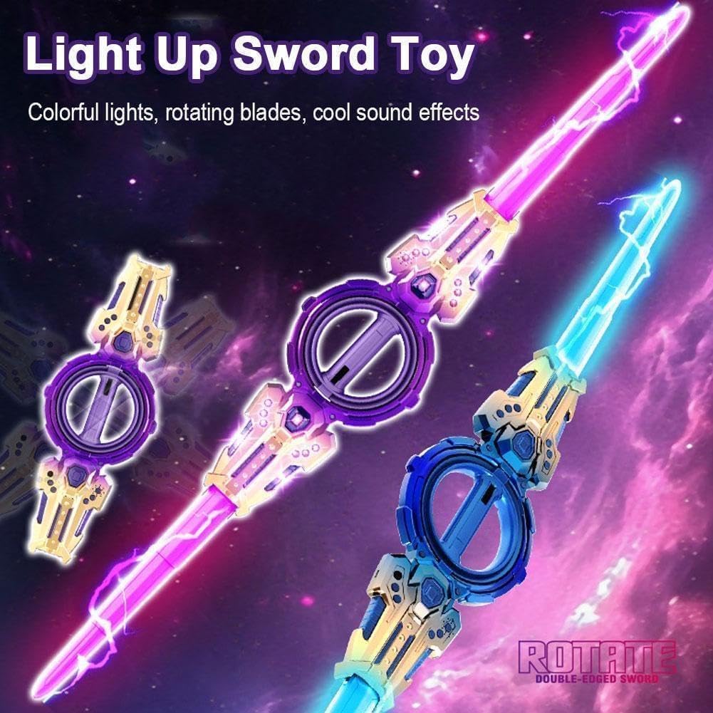 Fire Spiral Double-Edged LED Lightsaber Toy