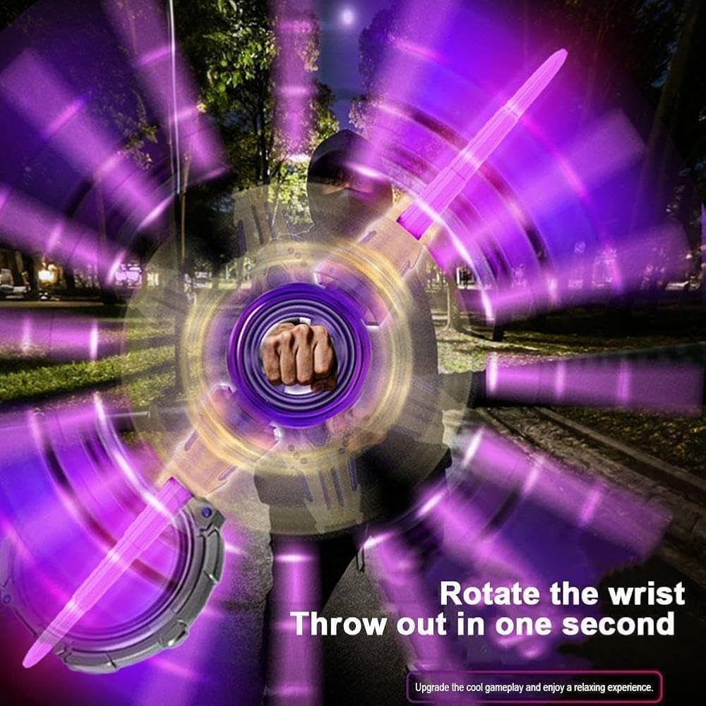 Fire Spiral Double-Edged LED Lightsaber Toy