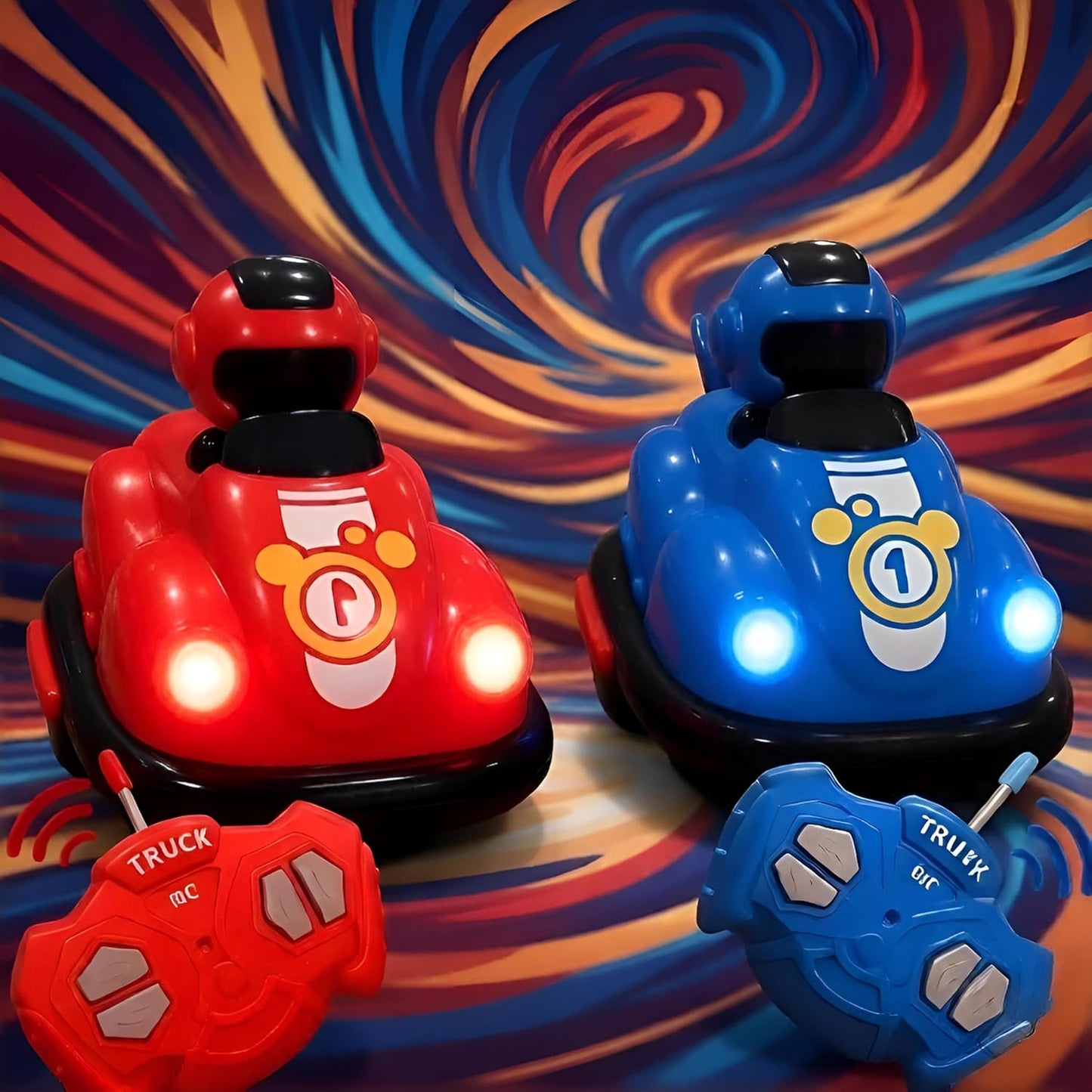 Remote Control Bumper Cars Pack of 2 for Kid