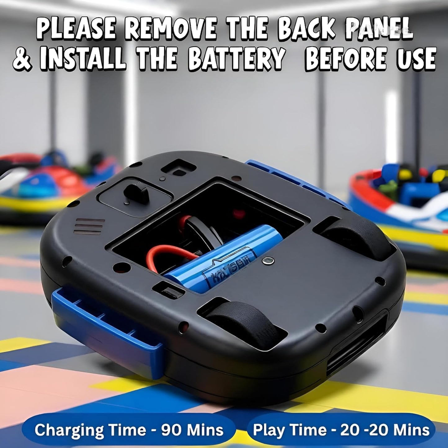 Remote Control Bumper Cars Pack of 2 for Kid