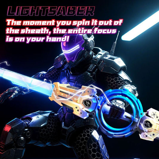 Fire Spiral Double-Edged LED Lightsaber Toy