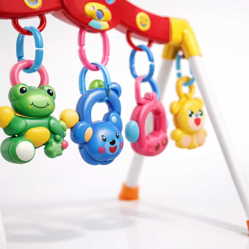 Baby Play Gym with Hanging Rattles