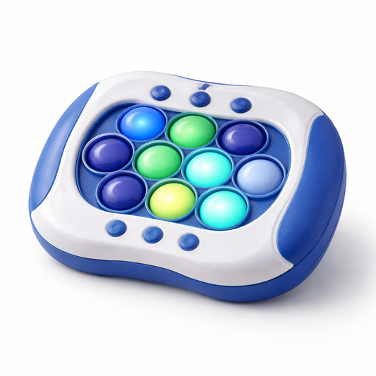 Quick Push Pop-It Game Console – 999 Level Light & Sound Memory Game