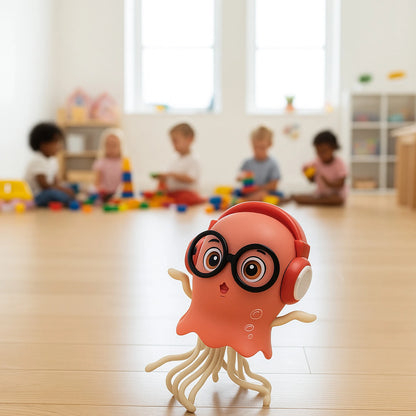 Dancing Jellyfish Toy for Kids with Music & LED Lights