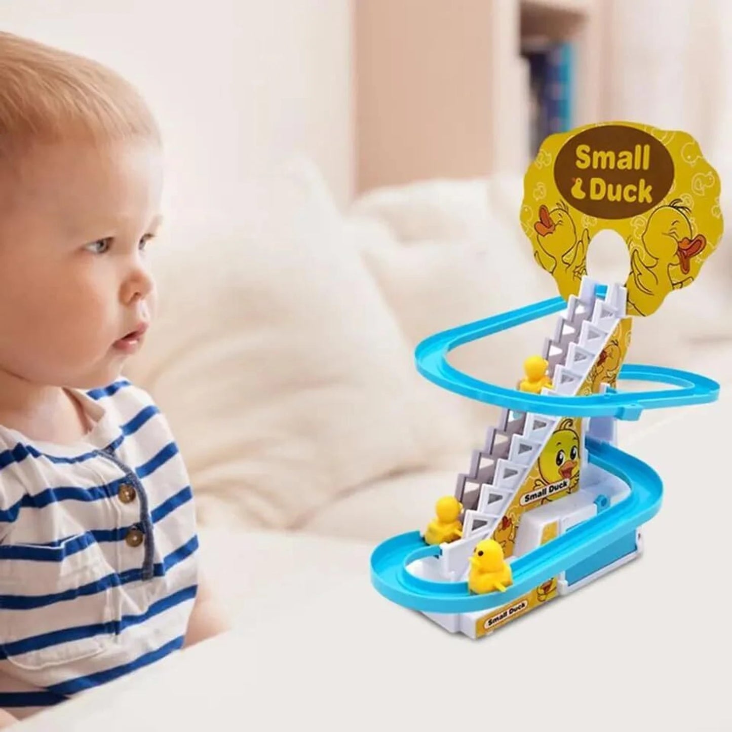 Small Duck Escalator Toy with Music & Lights