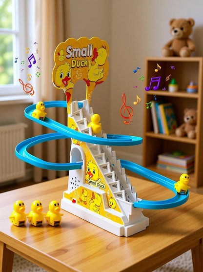 Small Duck Escalator Toy with Music & Lights