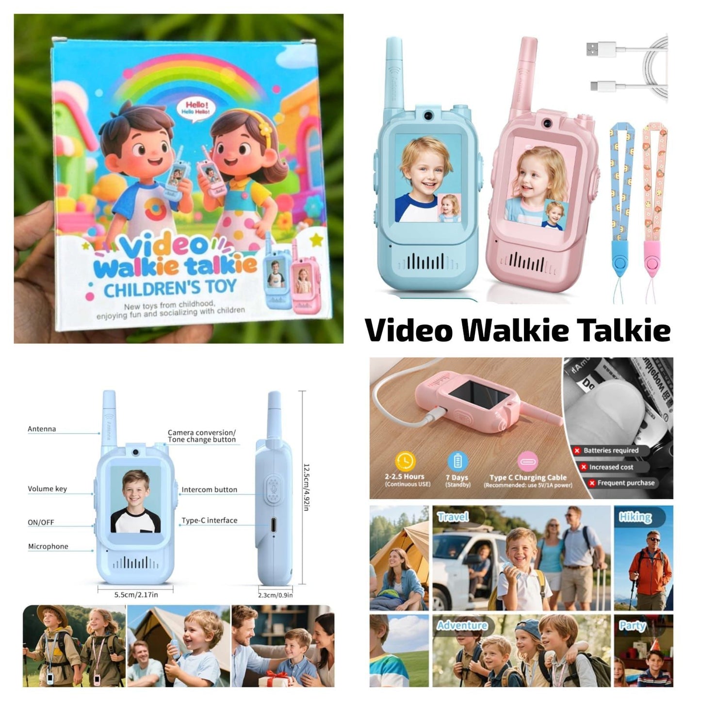 Video Walkie Talkie Toys for kids
